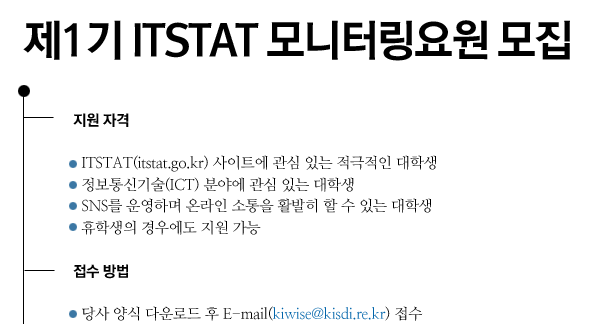 제1기 ITSTAT 서포터즈 모집